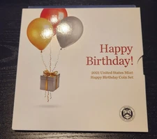 2021 S UNITED STATES US MINT PROOF HAPPY BIRTHDAY 5 COIN SET GREAT GIFT IDEA