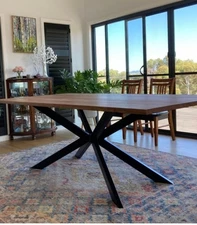 30 Inch Modern Table Base Metal Dinning Table Legs with Suction Cups, Heavy D...