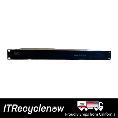 QSC Q-SYS Core 110f Digital Audio Signal Processor DSP 24 I/O Flex Ch w/Warranty