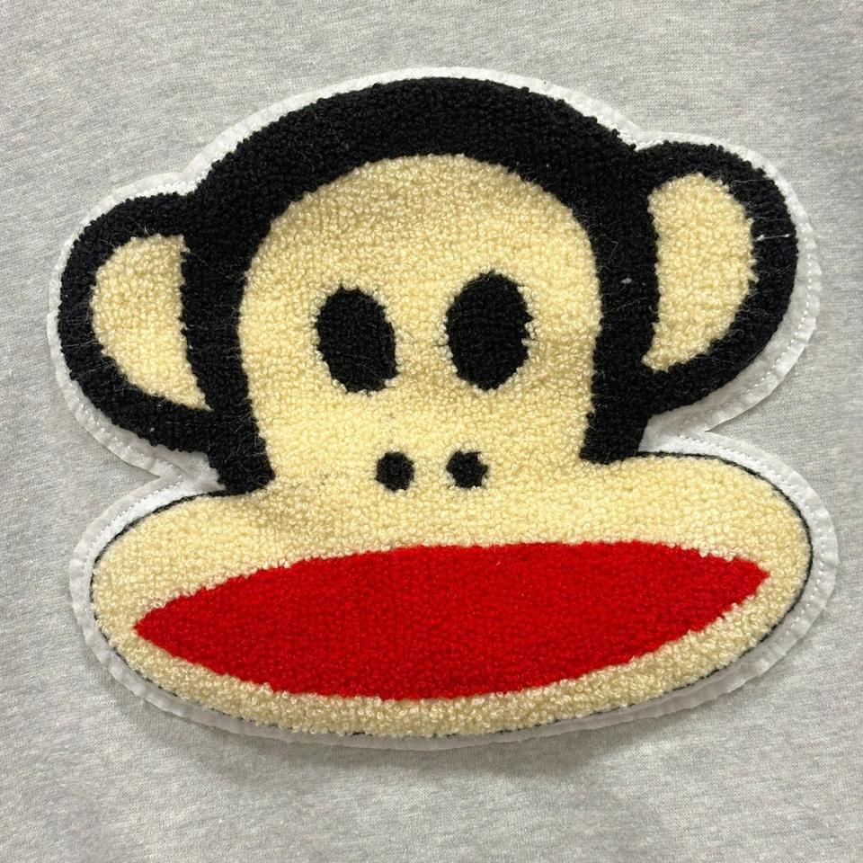 Paul Frank Juniors Medium Pullover Sweatshirt Crewneck Gray Monkey - Image 3 of 4