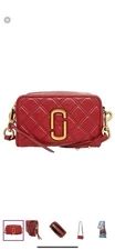 Marc Jacobs The Snapshot Bag Crossbody- maroon/red- NWT with dust bag