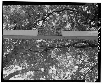 Photo:San Saba River Texas Beveridge Bridge Builders Plate 1900s