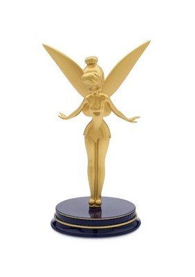 Disney Walt Disney World 50th anniversary Tinkerbell gold statue new in box