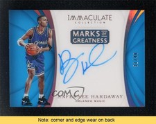 2017 Panini Immaculate Marks of Greatness 31/49 Anfernee Hardaway Auto READ 3z3