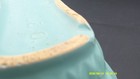 AQUA ROSSVILLE POTERY PLANTER DIAMOND PATTERN — photo 4
