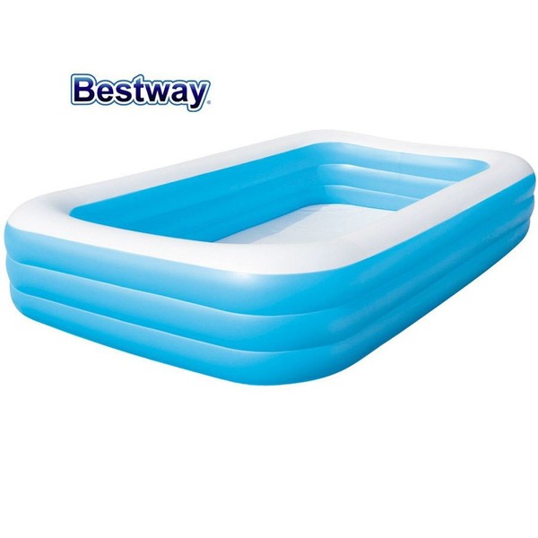 Bestway Family Pool Blau Swimmingpool Kinderpool Schwimmbecken Planschbecken-image