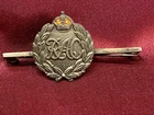 Early WW2 RAC Royal Armoured Corps Silver Sweetheart Brooch with fixing