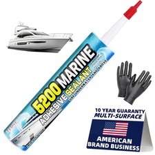Crystal Clear 5200 Marine Sealant UV Waterproof Adhesive Boats Windows Glass