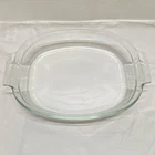 Vintage Pyrex 704 Oval 4 Qt Baking Casserole Roasting Cooking Dish + Handles GUC