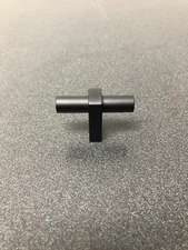 Alno A2801-MB Vita Bella 1-3/4" Modern Smooth "T" Bar Cabinet Knob - Matte Black