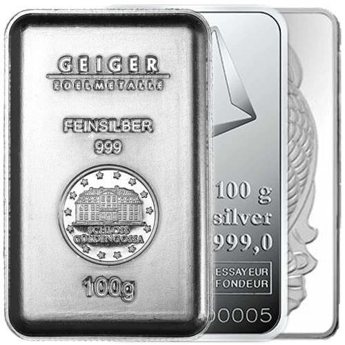 Silver Bullion 100 g Precious Metal Content per Unit for sale | eBay