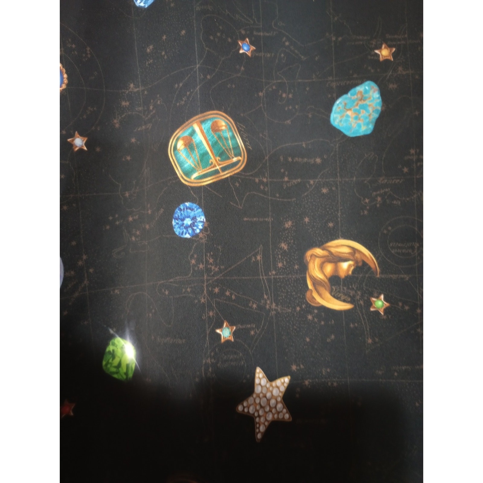 Fabletics Black Gemstone Celestial Print Tank Top… - image 4