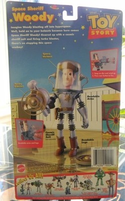 トイ・ストーリー　Mattel Space Sheriff Woody Disney 1998 Pixar Toy Story Space Sheriff Woody - Rare | eBay