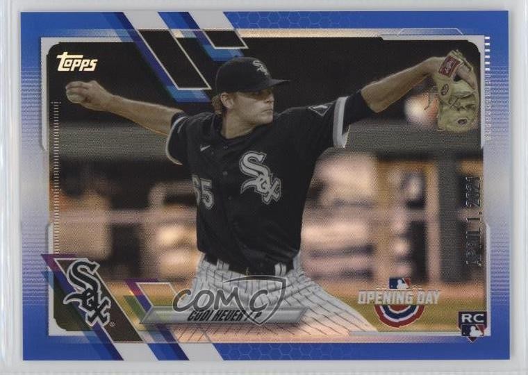 2021 Topps Opening Day Edition Blue Foil Codi Heuer #35 Rookie RC 5fq