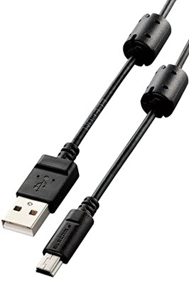 ELECOM Digitalkamera USB Kabel / MiniB / Ferritkern / 0,5mNEU