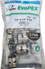 3 Pc SharkBite EvoPEX 1/2-in x 1/2-in x 3/4-in PEX Reducing Tee 37 