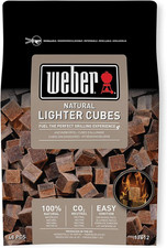Weber Cubes Allume Feu Naturels Barbecue Charbon Briquettes Bois FSC 48 Pcs
