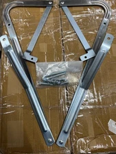1 Pair of Attic Ladder Spreader Hinge Arms with Hardware LYOM-043S Brand New