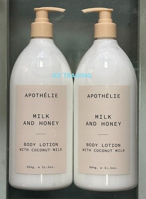 2-Pk~ APOTHELIE ~ COCONUT MILK + HONEY Shea Butter Moisturizing BODY LOTION 894g