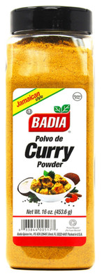 Badia  Curry Powder 16oz polvo de curry jamaican style gluten free