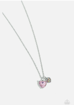 Paparazzi Devoted Delicacy Pink Necklace Perfect for Valentines Day