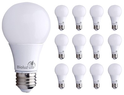 6 Watts Equivalent to 40W Home Decor A19 Light Bulbs 4000K Cool White Light B...