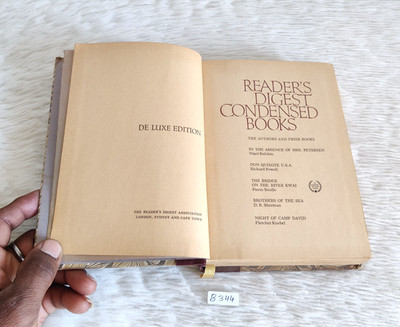 Vintage Readers Digest Condensed Erstauflage Buch B344 Vereinigtes Königreich