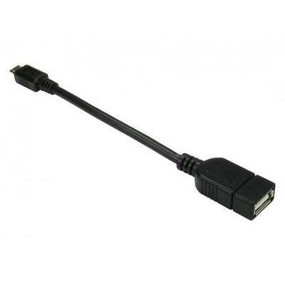 USB 2.0 Micro B (M) auf Typ A (F) OTG Kabel für Android Geräte mit einem Micro USB