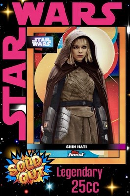 Shin Hati Finest Orange 25cc Legendary Star Wars Card Trader Smuggler s Outpost