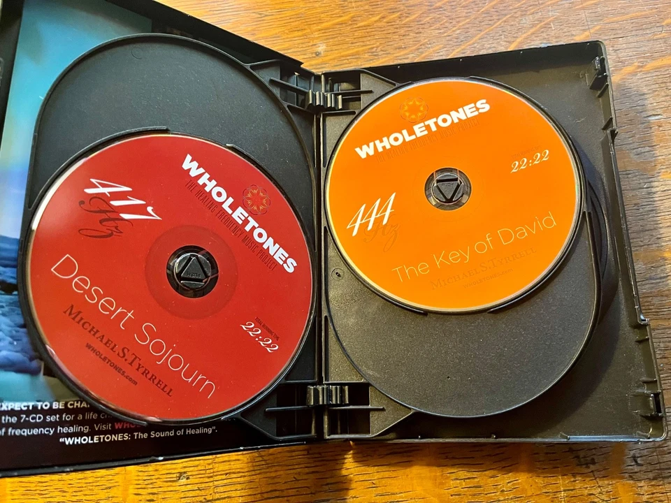 WHOLETONES Healing Music Project 7 CDs audio Michael Tyrrell - Image 4 of 4