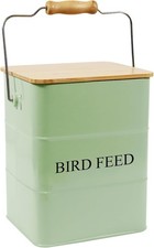 Metal Bird Seeds storage container,Outdoor Bird Food Container Canister, Pet ...