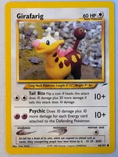 Pokemon Girafarig #66/105 Neo Destiny WOTC 2002 Vintage Common NM on eBay