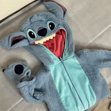 Disney Store Stitch Costume 3-6 Months LILO  Stitch Disney.com Plush Suit