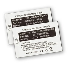 2x - Battery for Creative BA20203R79902 Nomad Jukebox Zen Xtra 331A4Z20DE2D
