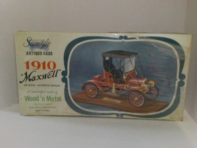 Scientific Antique Car 1910 Maxwell 3/4 Scale Wood & Metal Factory Sealed