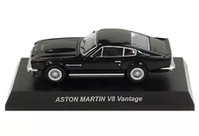 Mini car 1/64 ASTON MARTIN V8 Vantage (black) "Aston Martin Mini Car