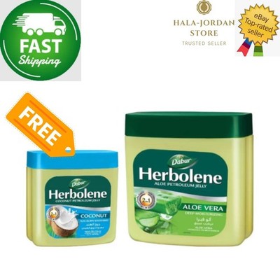 Dabur Herbolene Aloe Vaseline mit Aloe Vera Vitamin E 425ml + 115ml GRATIS