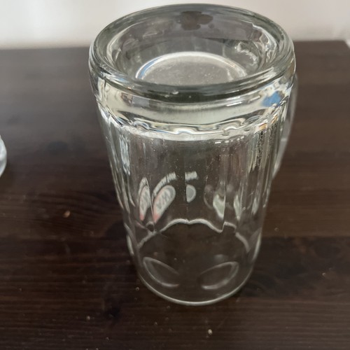 Juego de 3 tazas de vidrio pesado A&W “All American Food” de 6” con hendiduras circulares Stein - Imagen 13 de 13