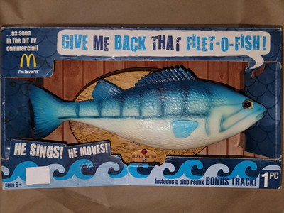 Gemmy Frankie The Fish - Poisson Chanteur Pour Pièces Détachées