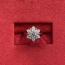 2Ct Round Cut Lab Created Diamond Engagement Ring 14K White Gold Plated