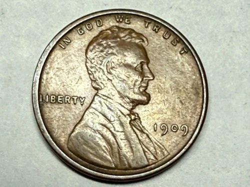 1909 VDB Lincoln wheat cent. XF-AU. #u19