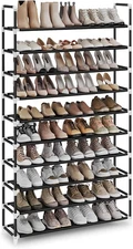 Portable Non Woven Fabric Shoe Rack Organizer Storage Shoes Shelves Space 10Tier