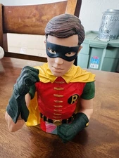 DIAMOND SELECT TOYS Classic 1966 Robin Vinyl Bust Bank!!