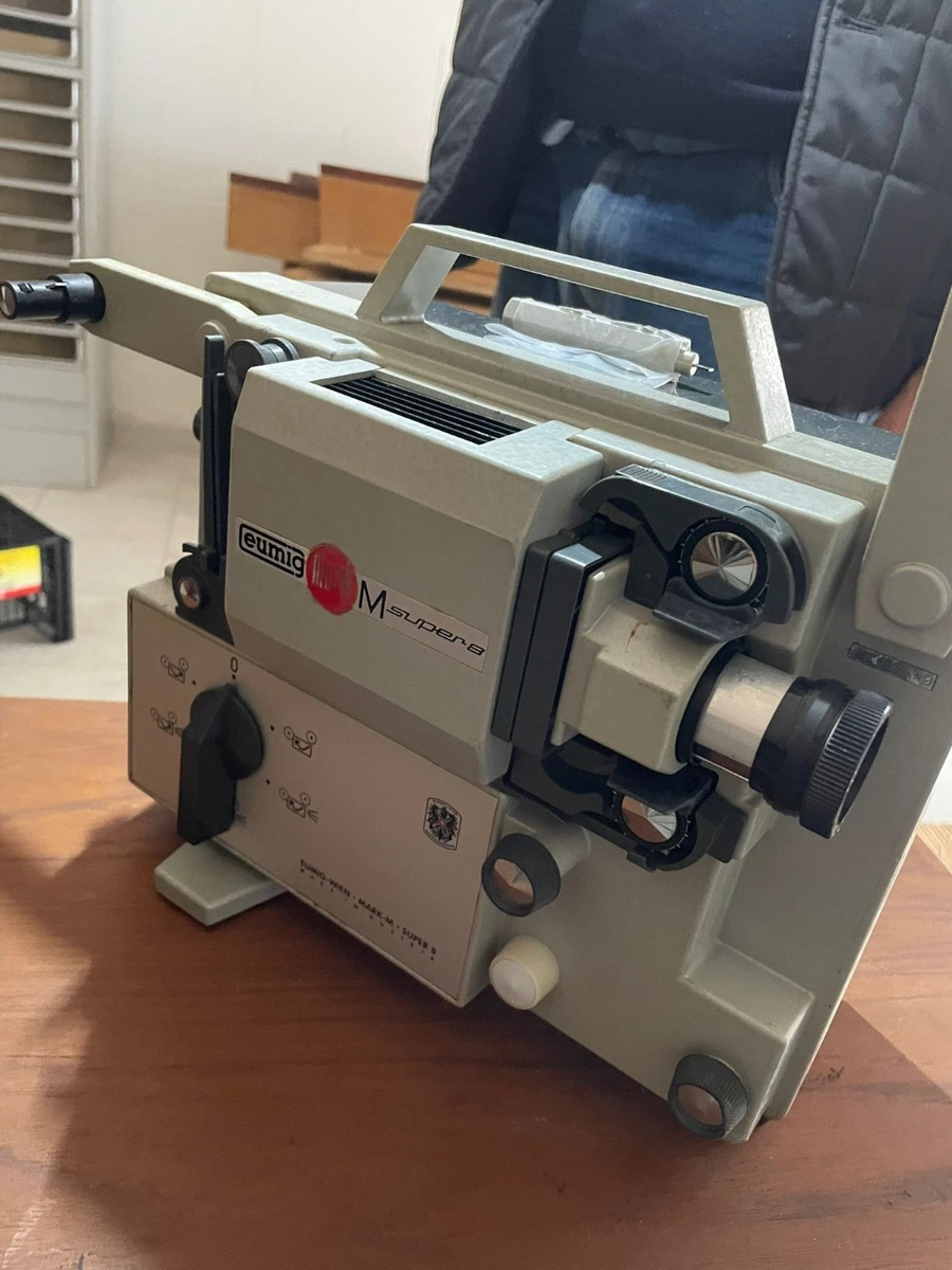 EUMIG 610D Super 8 Standard 8 Proiettore Pellicola Film Con - Foto 4
