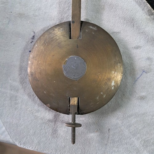 Bunn & Dick Newcastle On Tyne 14" Enamel Clock Face, Mechanism, Pendulum & Key - Picture 18 of 19