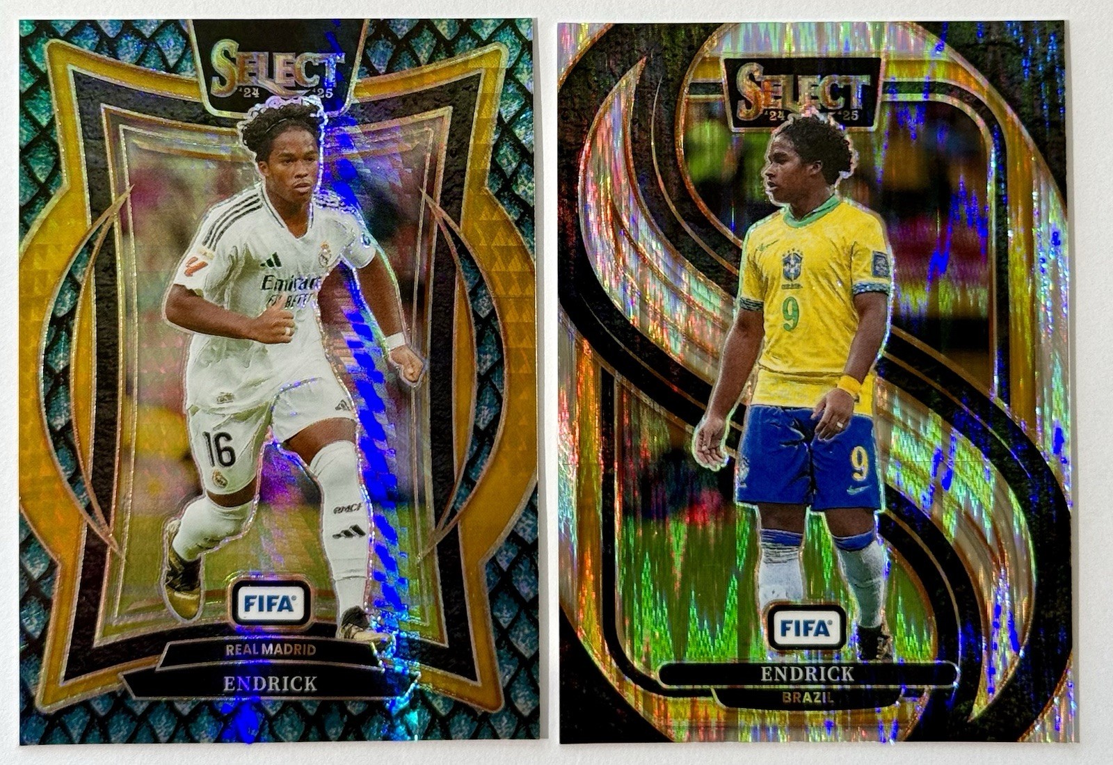 2024-25 Panini Select FIFA Jade Dragon Scale #/28🔥Endrick Real Madrid + Bonus