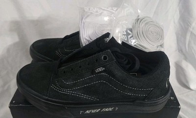 Vans x Cult BMX Pro Old Skool Shoes Cult Black Grey Never Fade Men Size 3.5 New 