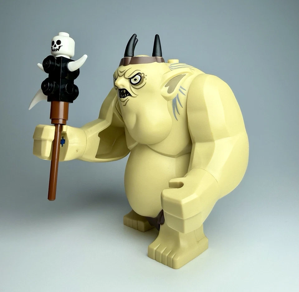 LEGO® Goblin King Minifigure w/ Weapon The Hobbit & LOTR 79010 Big Fig EXCELLENT - Image 2 of 4
