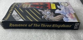 Romance of the Three Kingdoms (Nintendo NES, 1989) Box/Game Only-SEE PICS-Tested