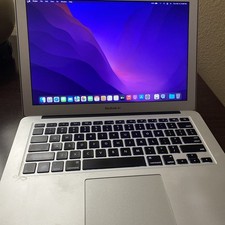Apple Macbook Air A1466- Core I5-1.6GHZ,8GB, 256 GB SSD, MacOS Monterey-Nice 